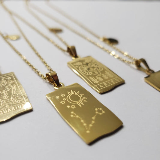 Gold Zodiac Necklaces β¨ π/$ππ