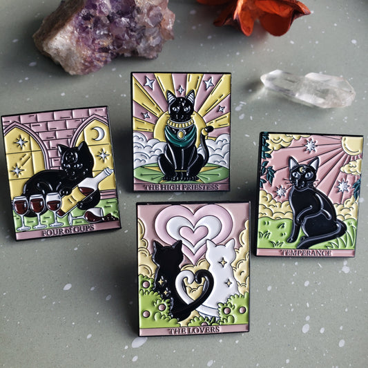 Tarot Kitty Pins πββ¬