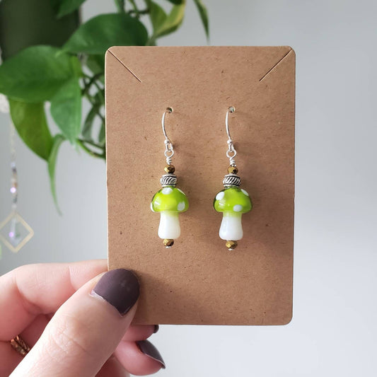 Simple Silver Mushroom Earrings π π/$ππ