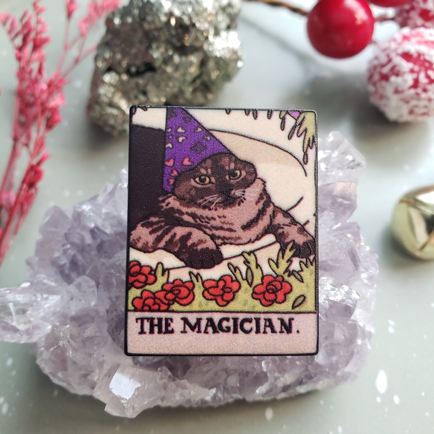 The Magician Kitty Pin