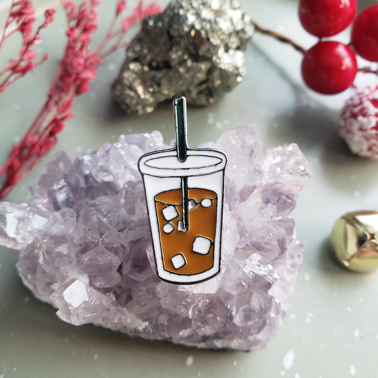 Iced Coffee Pin