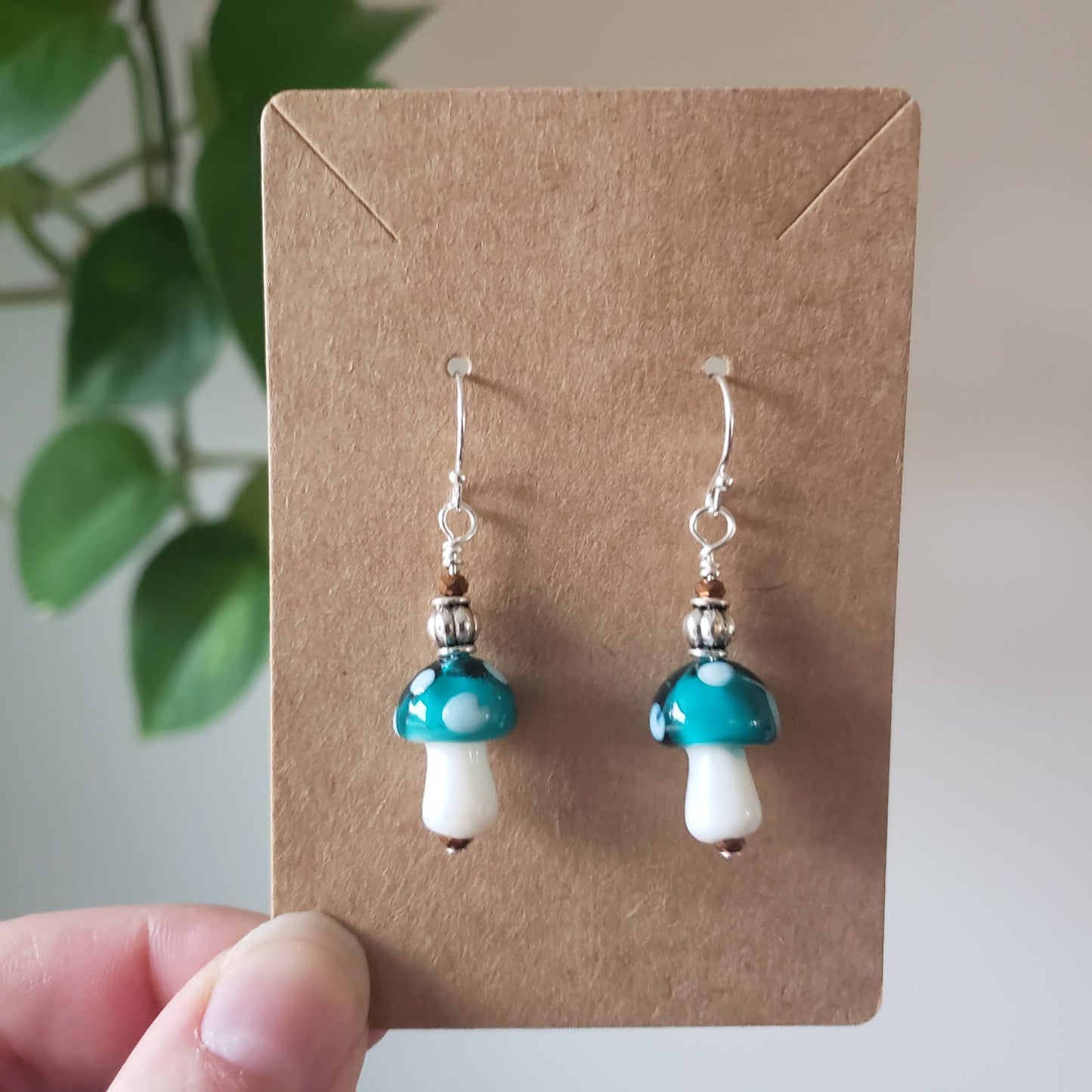 Simple Silver Mushroom Earrings 🍄 𝟚/$𝟛𝟘