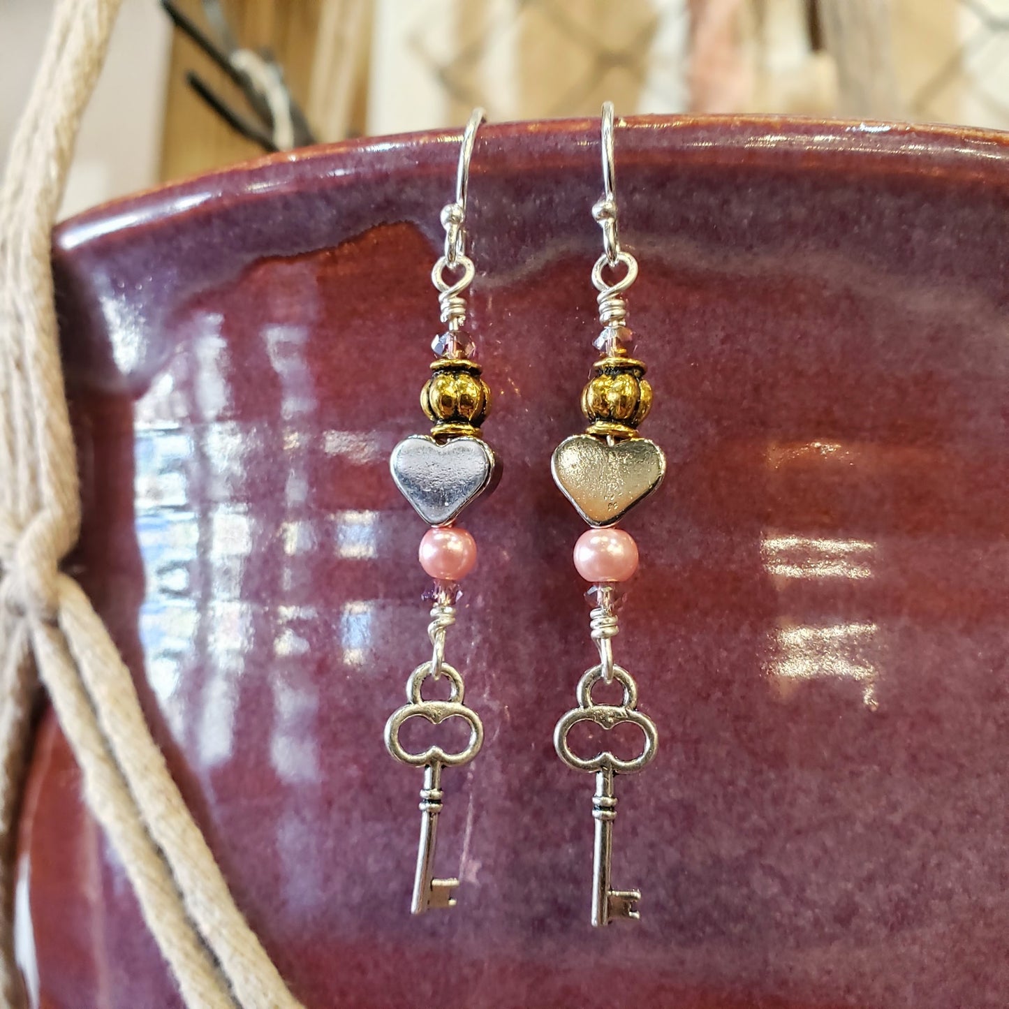 Key to My Heart Earrings