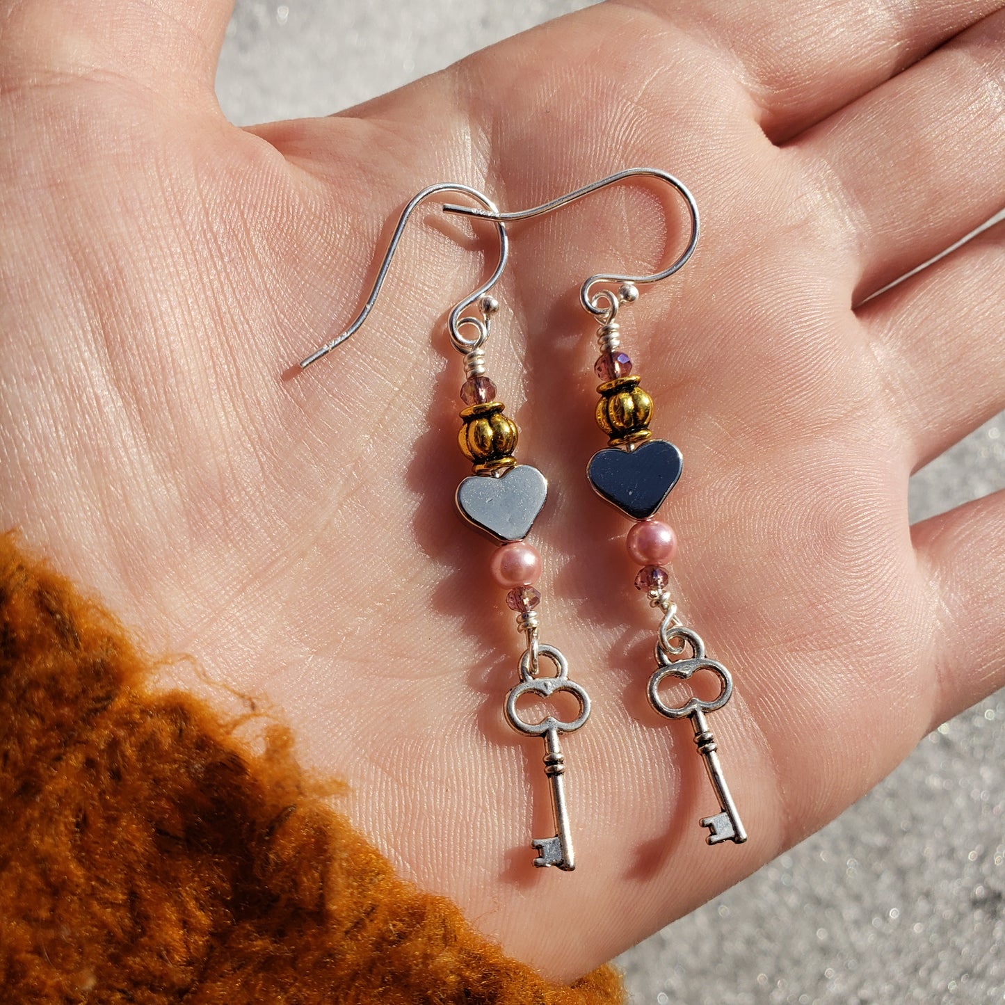 Key to My Heart Earrings