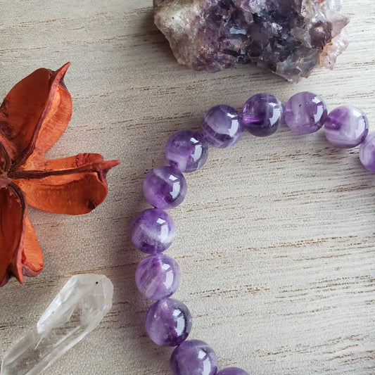 Amethyst Stretchy Bracelet