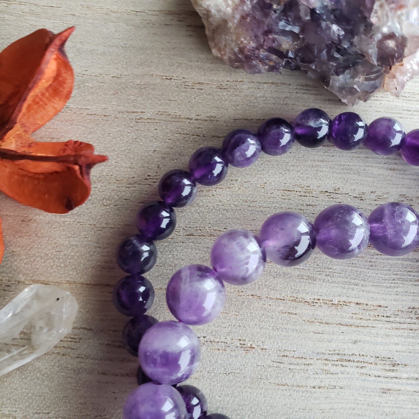 Amethyst Stretchy Bracelet