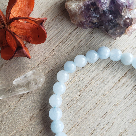 Aquamarine Stretchy Bracelet