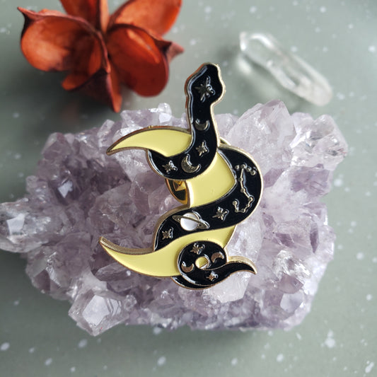 Lunar Serpent Pin