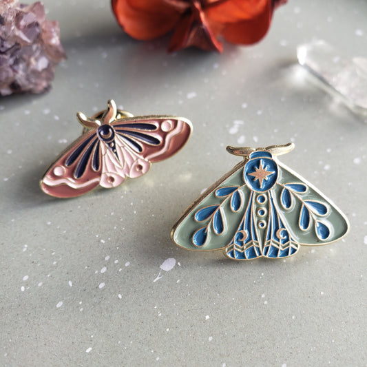 Marvelous Moth Pins