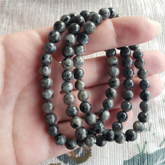 Larvikite Stretchy Bracelet