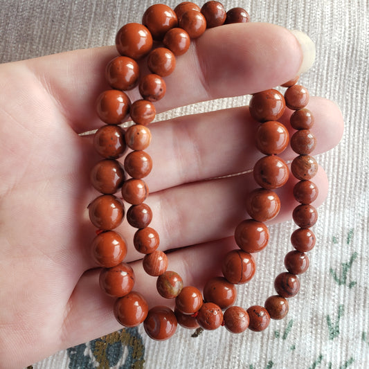 Red Jasper Stretchy Bracelet