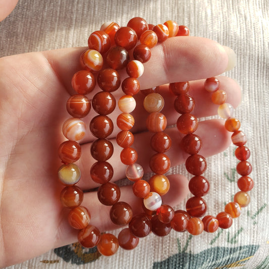 Carnelian Stretchy Bracelet