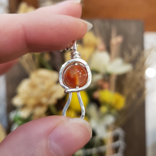 Crystal Mushroom Necklaces