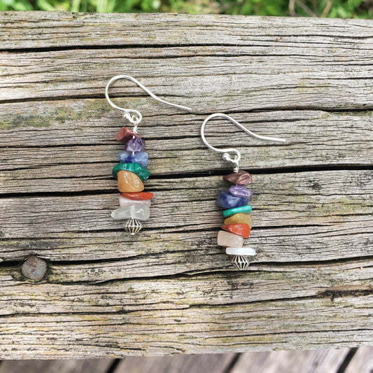 Chakra & Pride Crystal Earrings