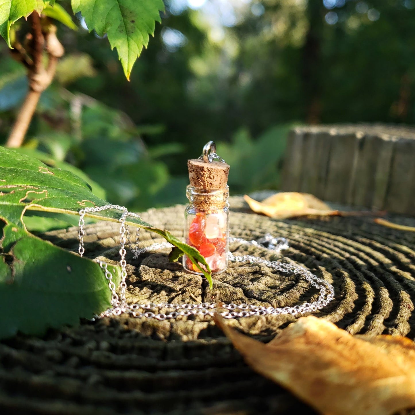 Dainty Carnelian Necklace