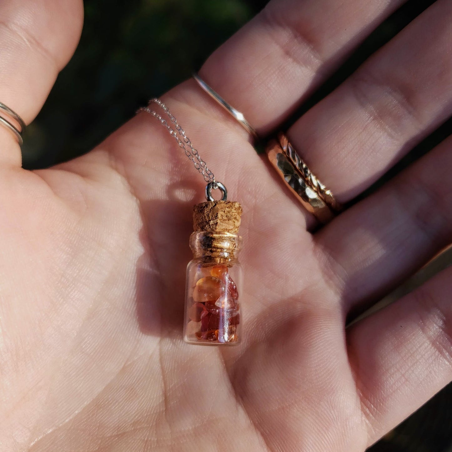 Dainty Carnelian Necklace