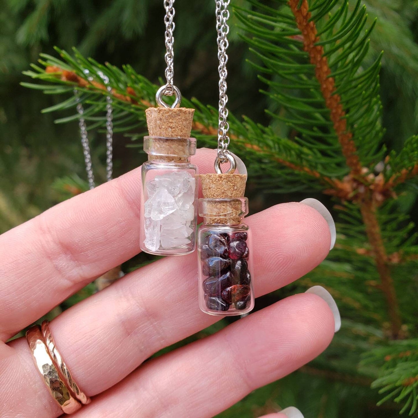 Mini Crystal Chip Ornaments 🎄